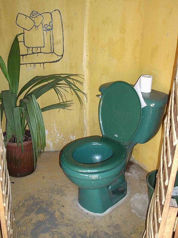 Flush toilets - Photo by Adolfo Cruz  - Maya Expeditions