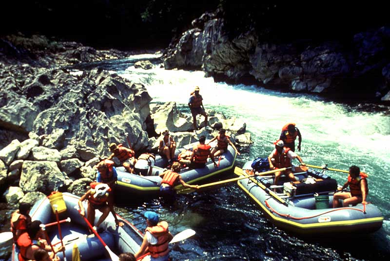 Bottom of Corkscrew Rapid  - Maya Expeditions