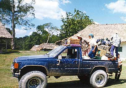 4-Wheel escort to Reach Rio Azul - Maya Expeditions