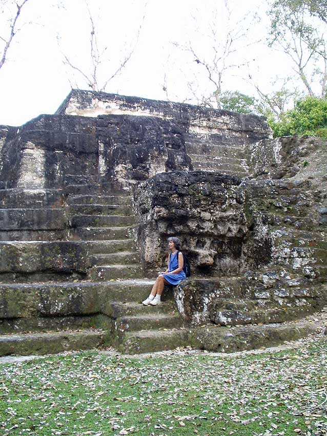 Uaxactun Group E with Masks - photo by Les Mahoney - Copper Canyon Adventures - Maya Expeditions