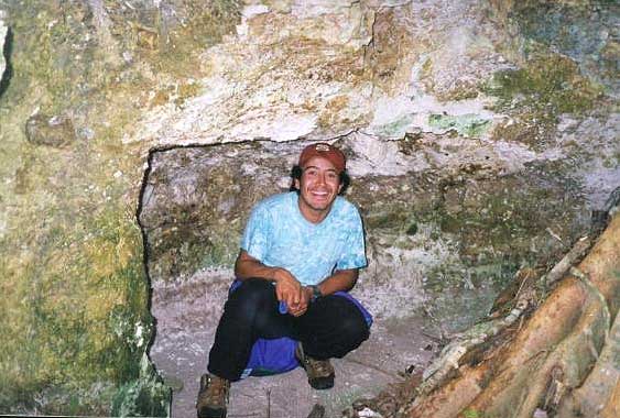 Inside a Chultun - Ancient Maya Storage Well - Topoxte  - Maya Expeditions