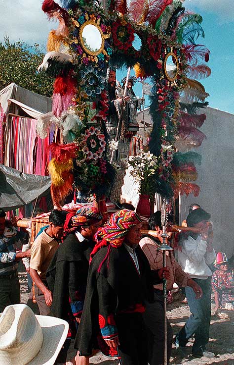 Cofradia procession - Chichicastenango - Maya Expeditions