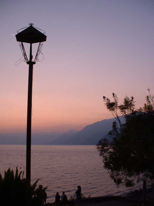 Sunset Panajachel - Lake Atitlan - Maya Expeditions