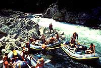 Bottom of Corkscrew Rapid - Maya Expeditions