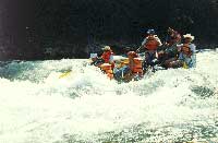 Entering Munch Rapid - Maya Expeditions