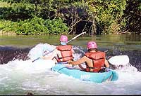 Kayaking Chiquibul River