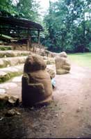 Abaj Takalik Fat Man Statue - Maya Expeditions