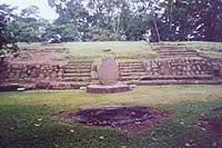 Takalik Abaj  Plaza Maya Ritual Fire Circle - Maya Expeditions