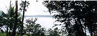 View from Bungalow of Lake Yaxha- Maya Archaeology Site