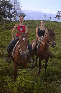 Horseback riding land excursion Sailing on Poc - photo by Hacienda Tijax
