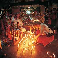 Maximon at Santiago Atitlan - photo by INGUAT - Ceremonies Maya Expeditions