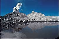 Volcano Santiaguito - photo by INGUAT - Maya Archaeology Site